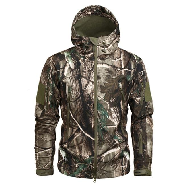 Jacket Waterproof Hooded With Zippered Pockets