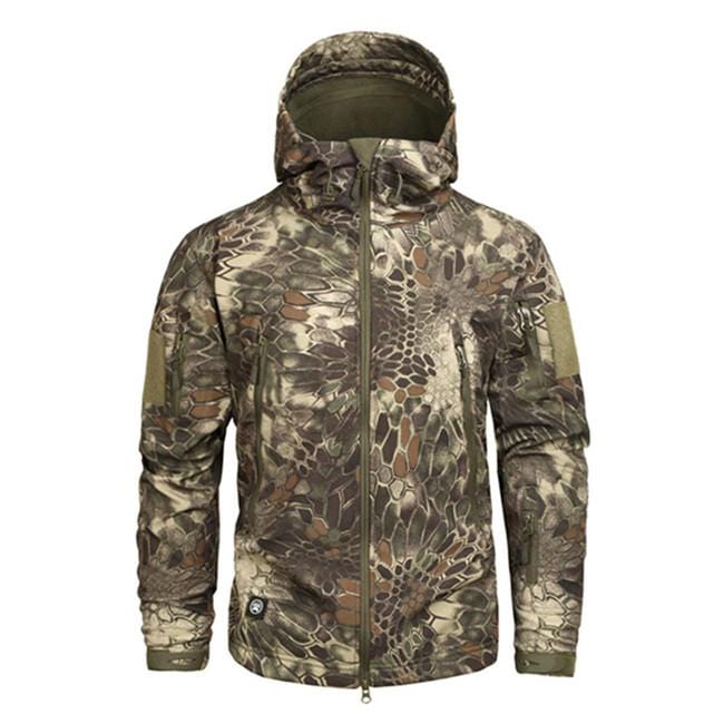 Jacket Waterproof Hooded With Zippered Pockets