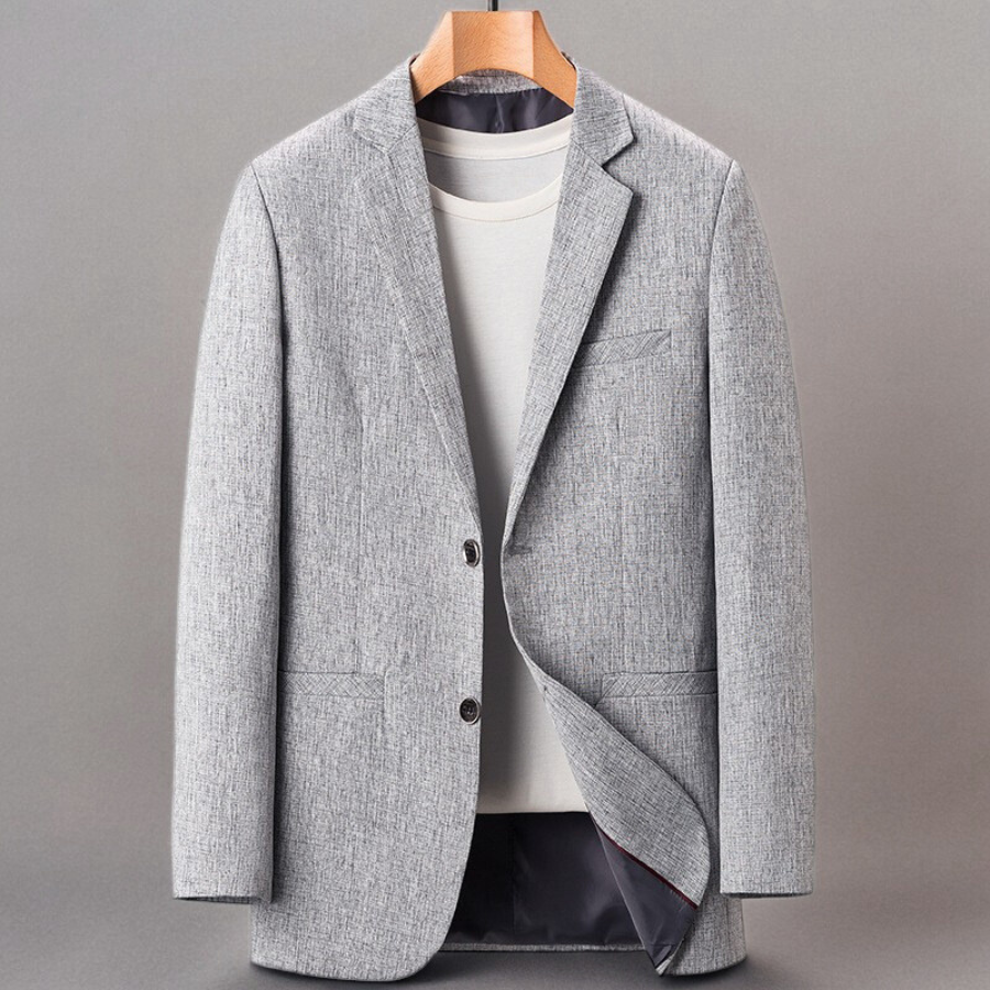 Blazer Women's Wool Tailored Silk Lined