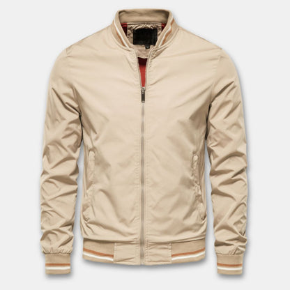 Bomber Jacket Breathable Lightweight Lined Ribbed Cuffs