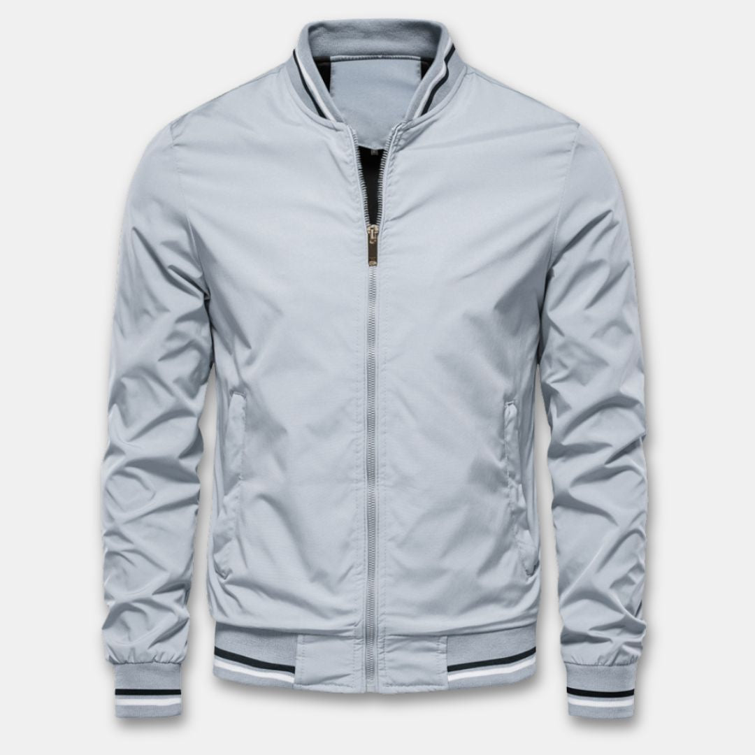 Bomber Jacket Breathable Lightweight Lined Ribbed Cuffs
