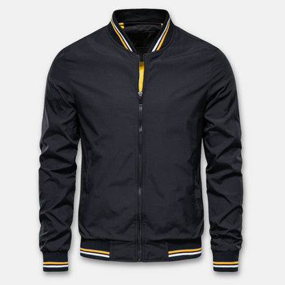 Bomber Jacket Breathable Lightweight Lined Ribbed Cuffs