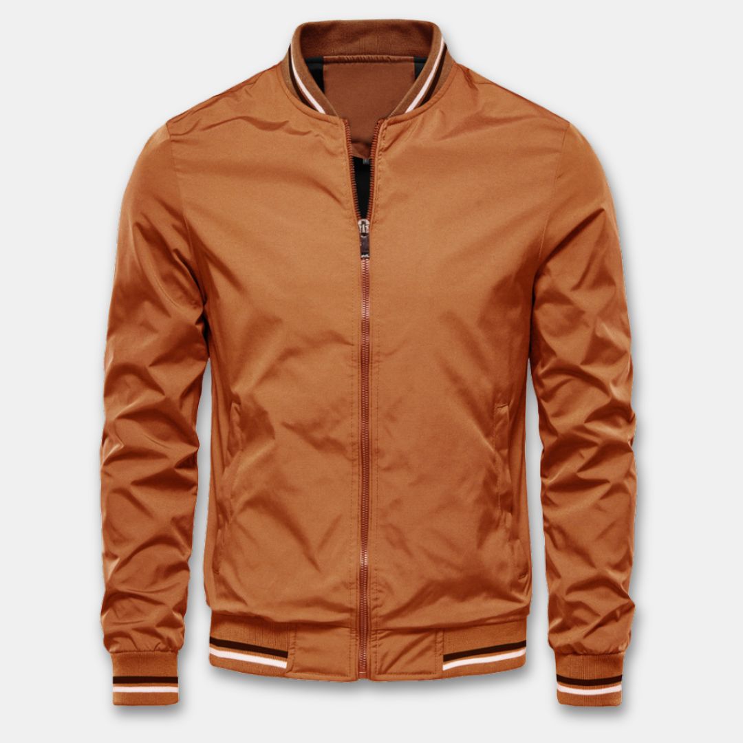 Bomber Jacket Breathable Lightweight Lined Ribbed Cuffs