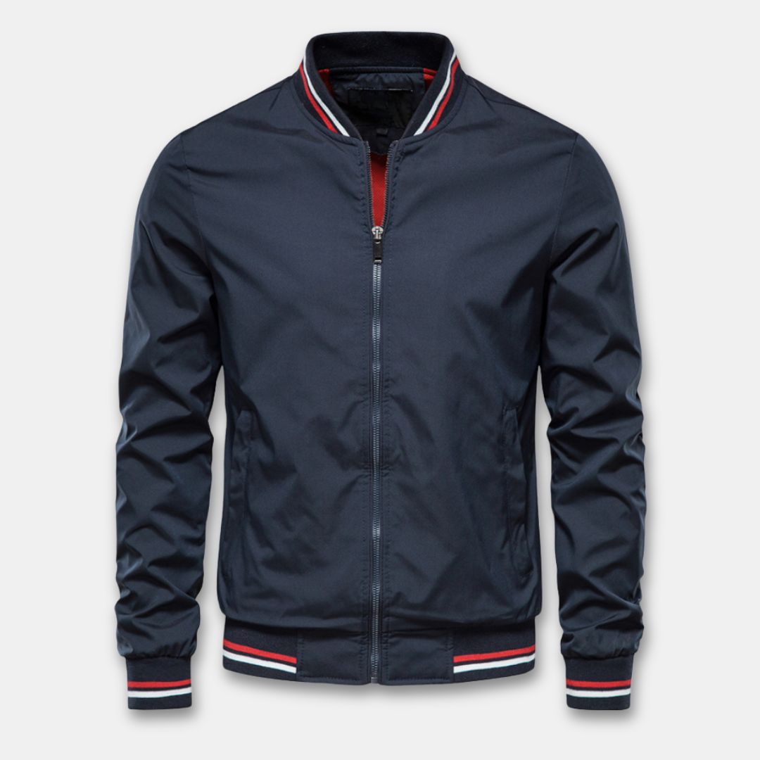 Bomber Jacket Breathable Lightweight Lined Ribbed Cuffs