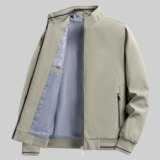 Business Jacket Turn Down Collar With Zipper