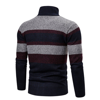 Cardigan Men's Striped Slim Fit