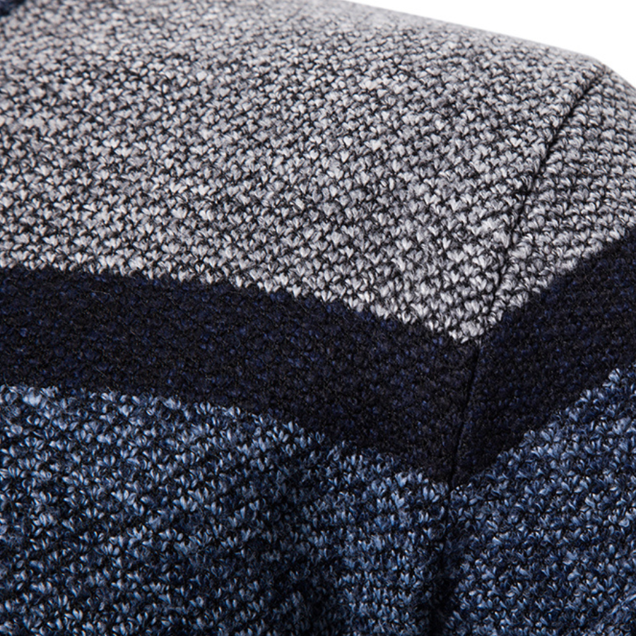 Cardigan Men's Striped Slim Fit