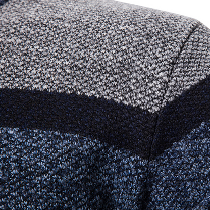 Cardigan Men's Striped Slim Fit