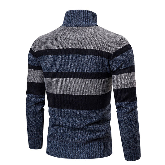 Cardigan Men's Striped Slim Fit