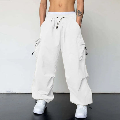 Cargo Joggers Lightweight Drawstring Waist