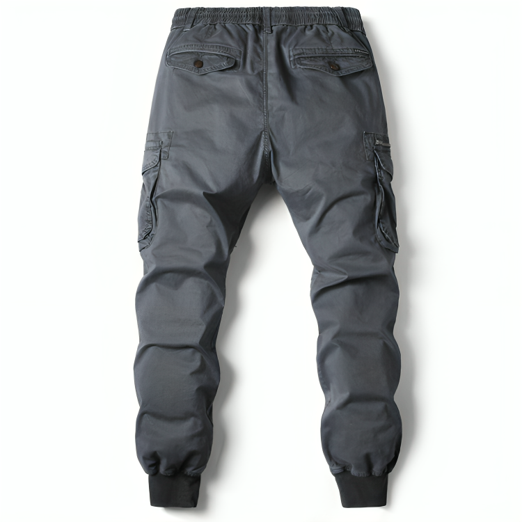 Cargo Trousers Mens Cotton Relaxed Fit