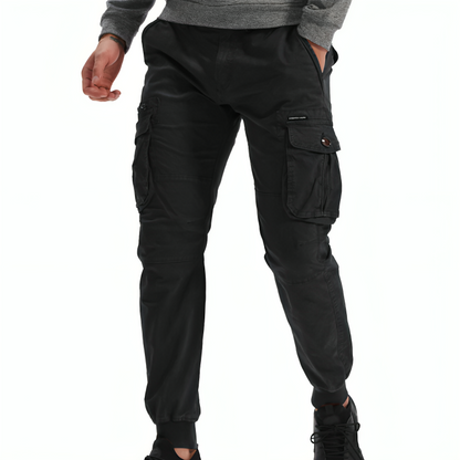 Cargo Trousers Mens Cotton Relaxed Fit