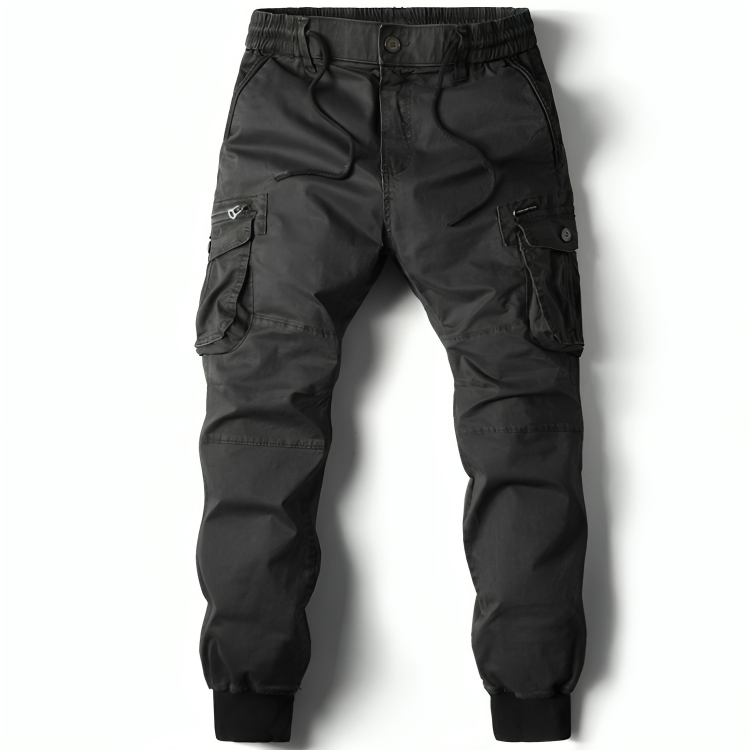 Cargo Trousers Mens Cotton Relaxed Fit