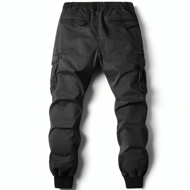Cargo Trousers Mens Cotton Relaxed Fit
