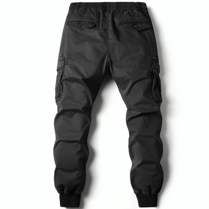 Cargo Trousers Mens Cotton Relaxed Fit
