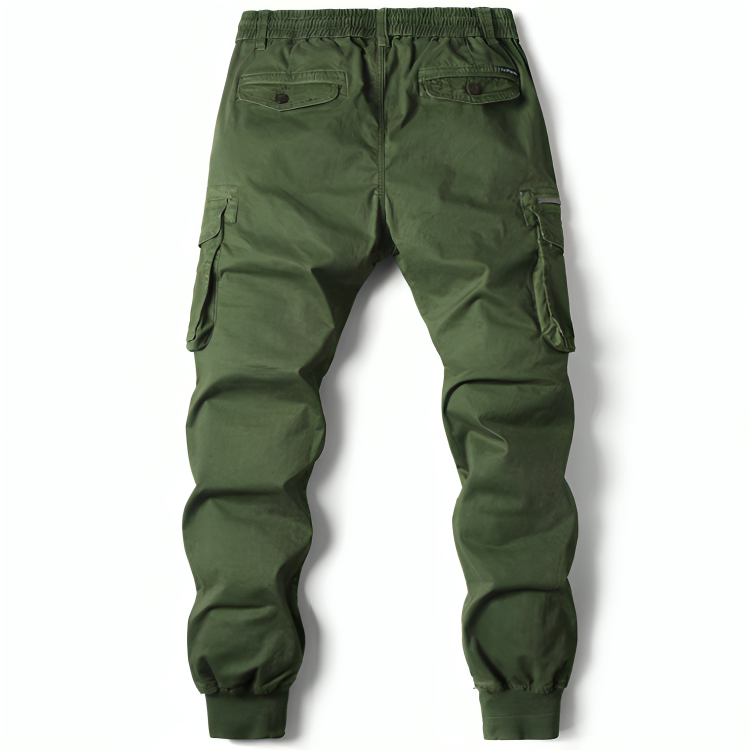 Cargo Trousers Mens Cotton Relaxed Fit