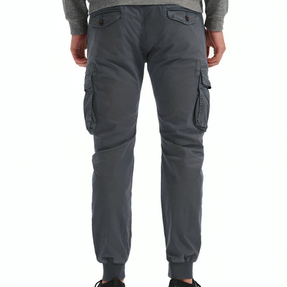 Cargo Trousers Mens Cotton Relaxed Fit