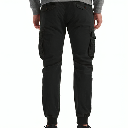 Cargo Trousers Mens Cotton Relaxed Fit