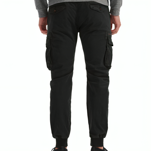 Cargo Trousers Mens Cotton Relaxed Fit