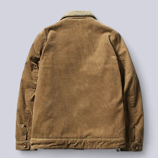 Corduroy Jacket Padded Cotton Lined Windproof