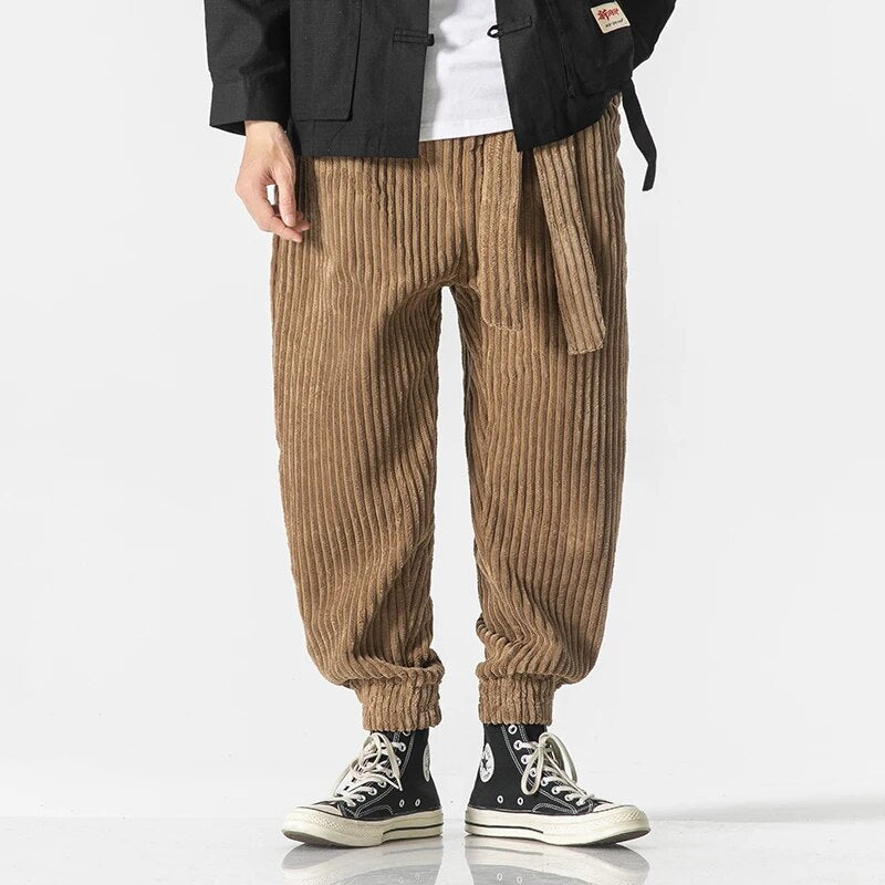 Corduroy Pants Heavyweight Soft Cotton Streetwear