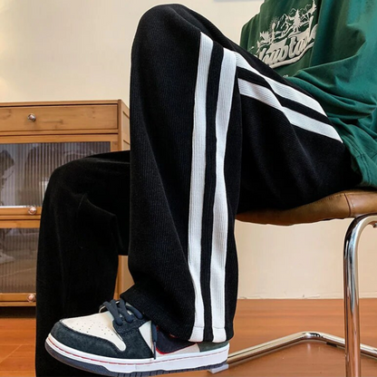 Corduroy Sweatpants Heavyweight Cotton Drawstring Waist