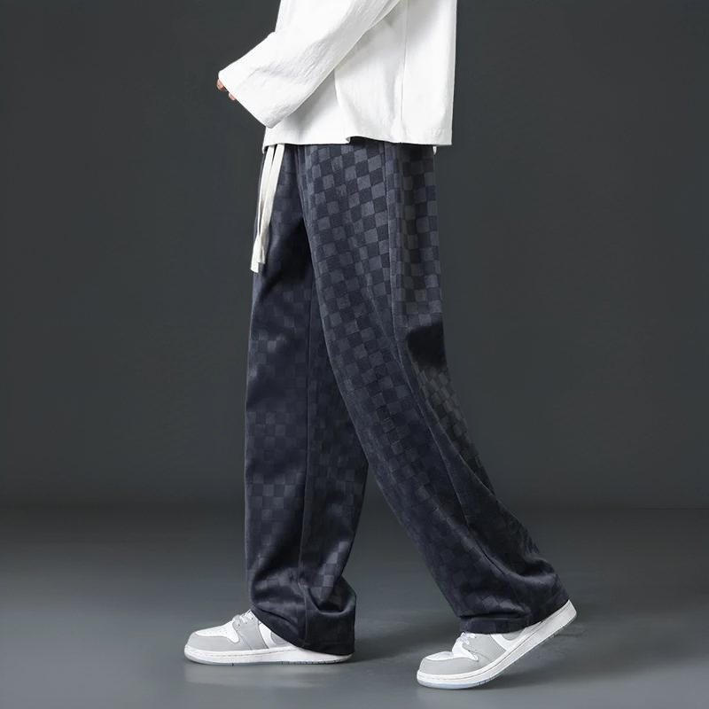 Corduroy Sweatpants Velvety Soft Loose Fit