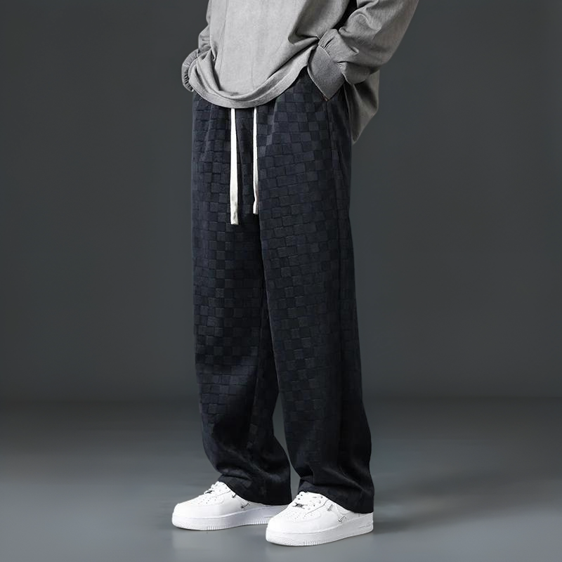 Corduroy Sweatpants Velvety Soft Loose Fit