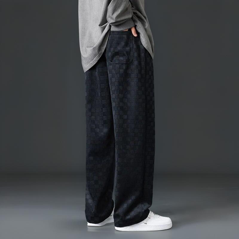 Corduroy Sweatpants Velvety Soft Loose Fit