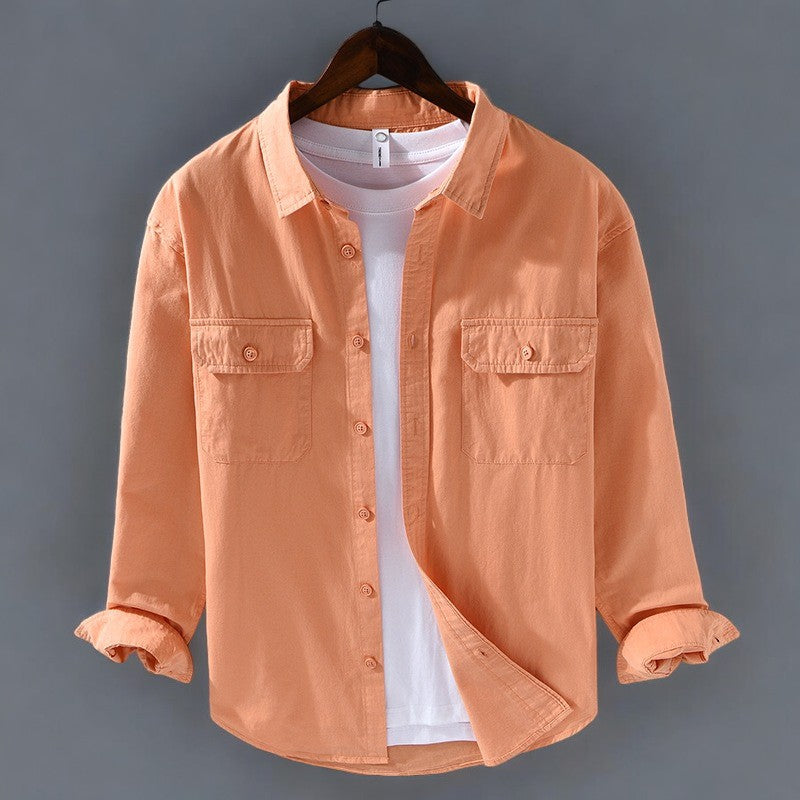 Cotton Shirt Lightweight Breathable Tailored Fit