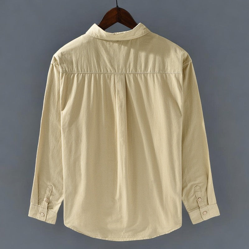 Cotton Shirt Lightweight Breathable Tailored Fit