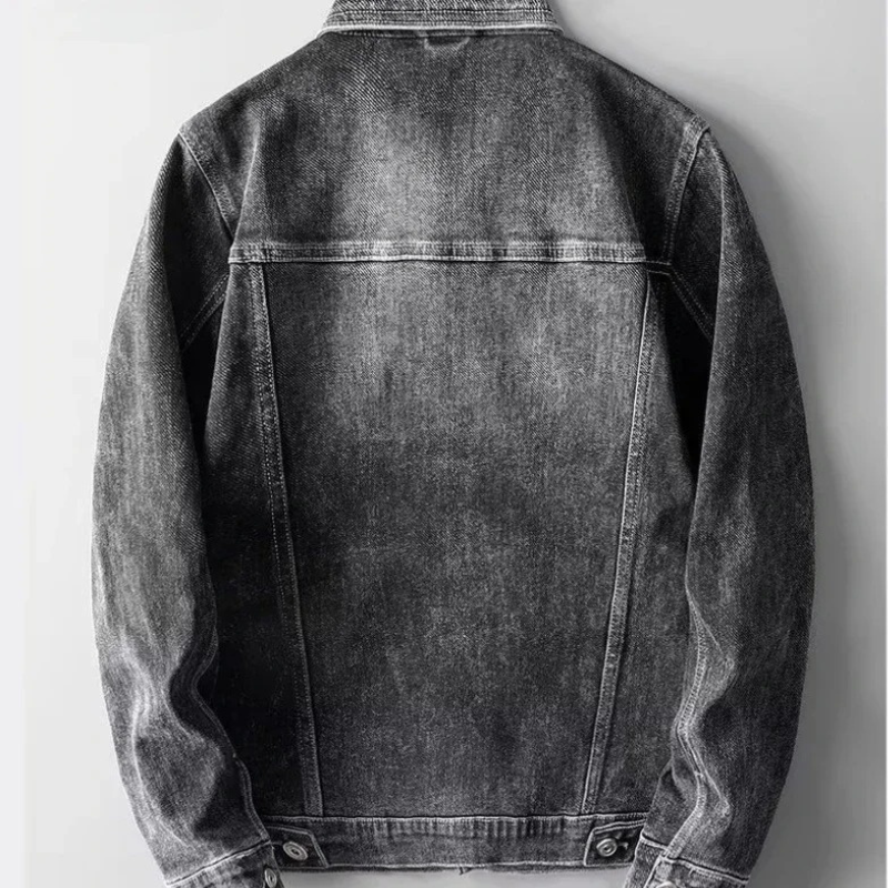 Denim Jacket Lightweight Cotton Tailored Fit