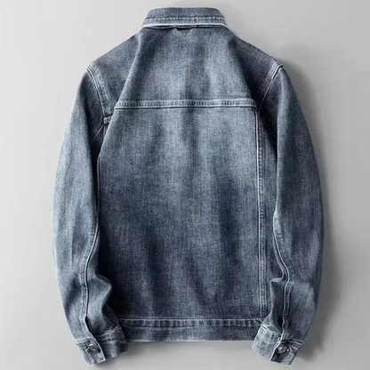 Denim Jacket Lightweight Cotton Tailored Fit