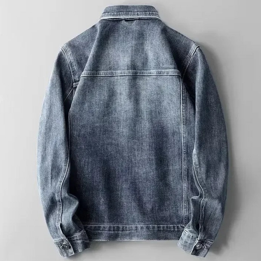 Denim Jacket Lightweight Cotton Tailored Fit