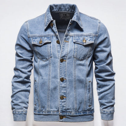Denim Jacket Washed Tailored Fit All Purpose