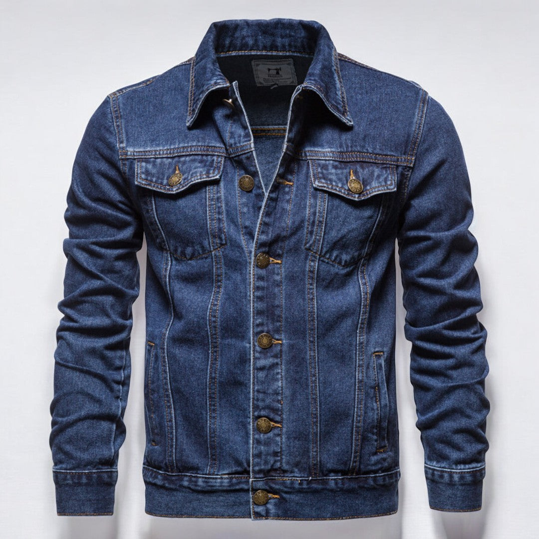 Denim Jacket Washed Tailored Fit All Purpose