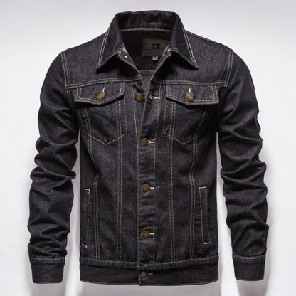 Denim Jacket Washed Tailored Fit All Purpose