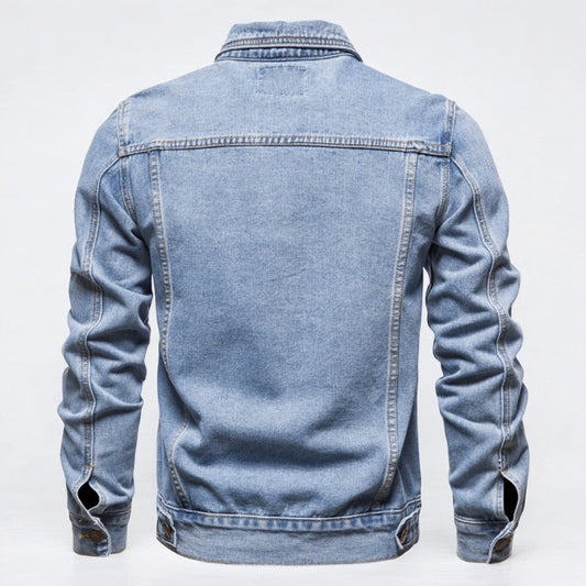 Denim Jacket Washed Tailored Fit All Purpose