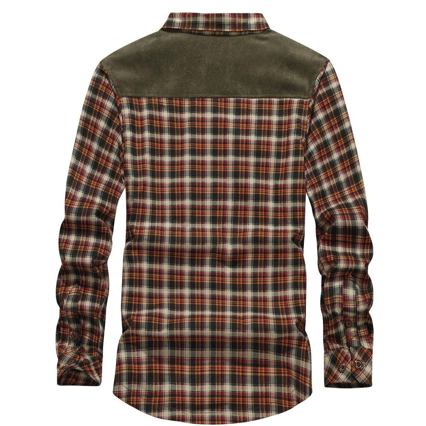 Flannel Jacket Quilted Sleeves Faux Fur Lined