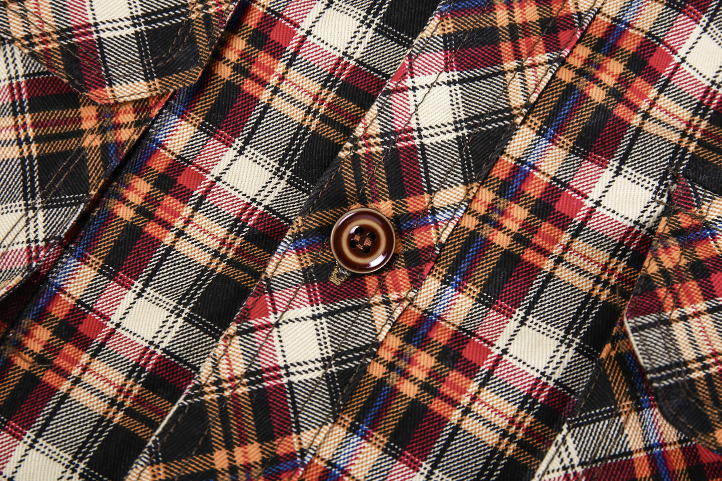 Flannel Jacket Quilted Sleeves Faux Fur Lined
