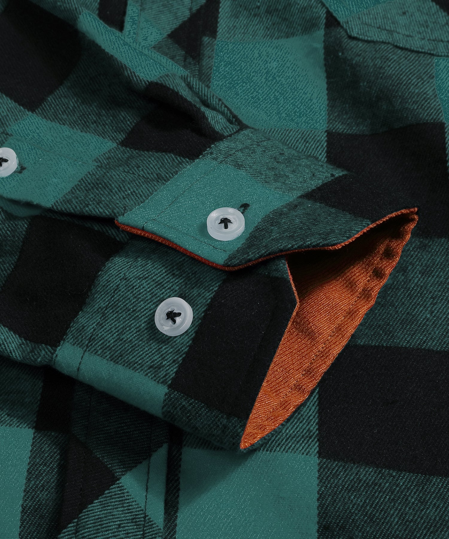 Flannel Shirt Lightweight Plaid Button-Down