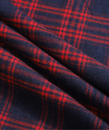 Flannel Shirt Lightweight Plaid Button-Down