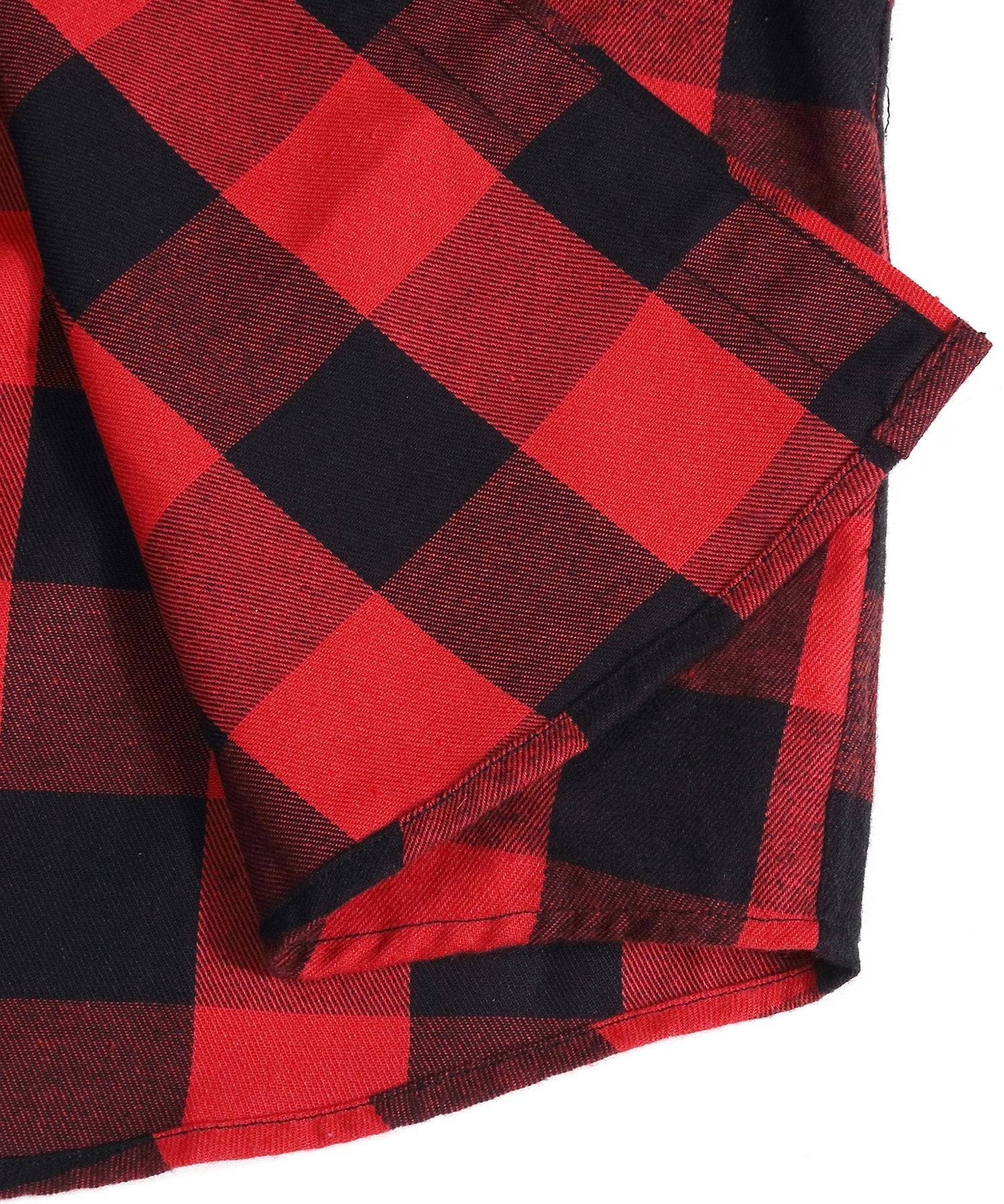 Flannel Shirt Lightweight Plaid Button-Down