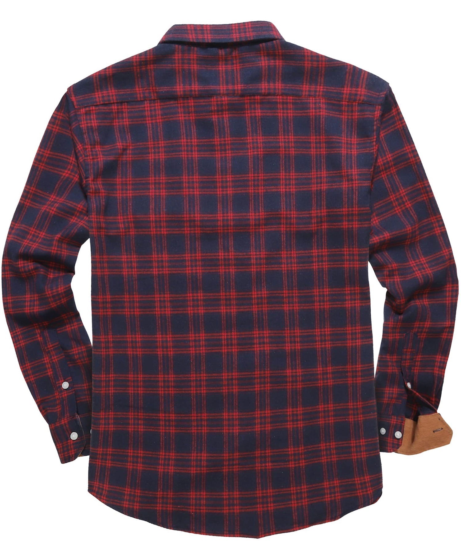 Flannel Shirt Lightweight Plaid Button-Down