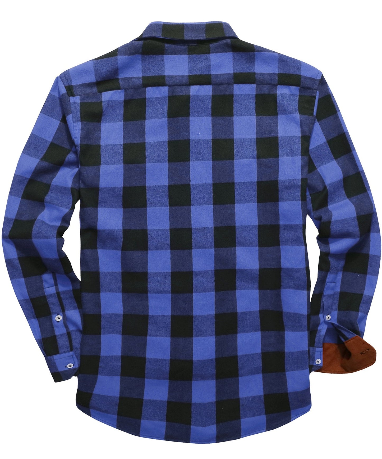 Flannel Shirt Lightweight Plaid Button-Down