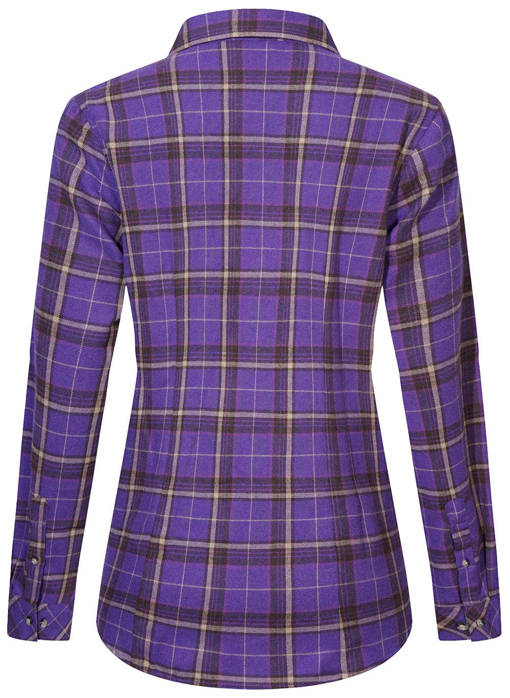 Flannel Shirt Women Tailored Cotton Plaid