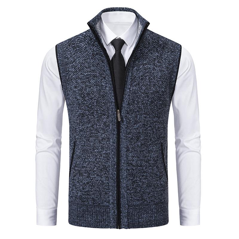 Fleece Vest Sleeveless Timeless Textured Comfortable