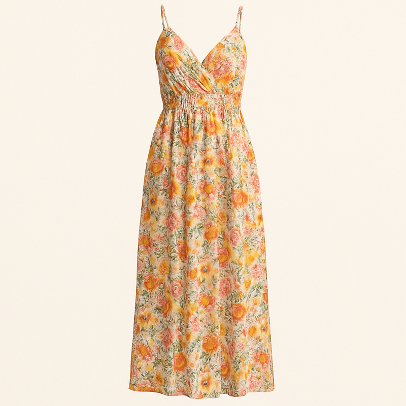 Floral Summer Maxi Dress – Lightweight & Elegant