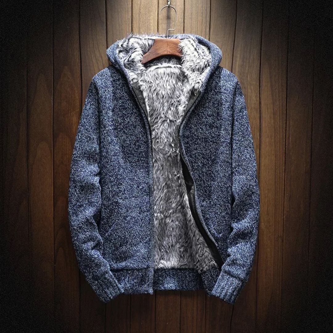 Hoodie Ultra Soft Cotton Fur Lined Zippered