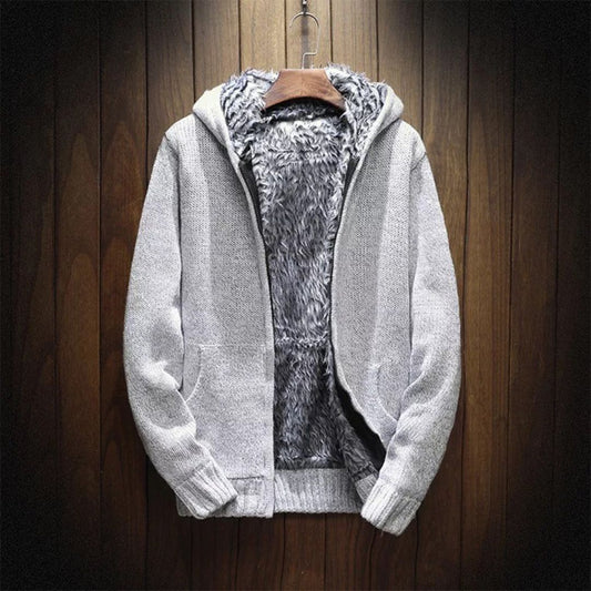 Hoodie Ultra Soft Cotton Fur Lined Zippered